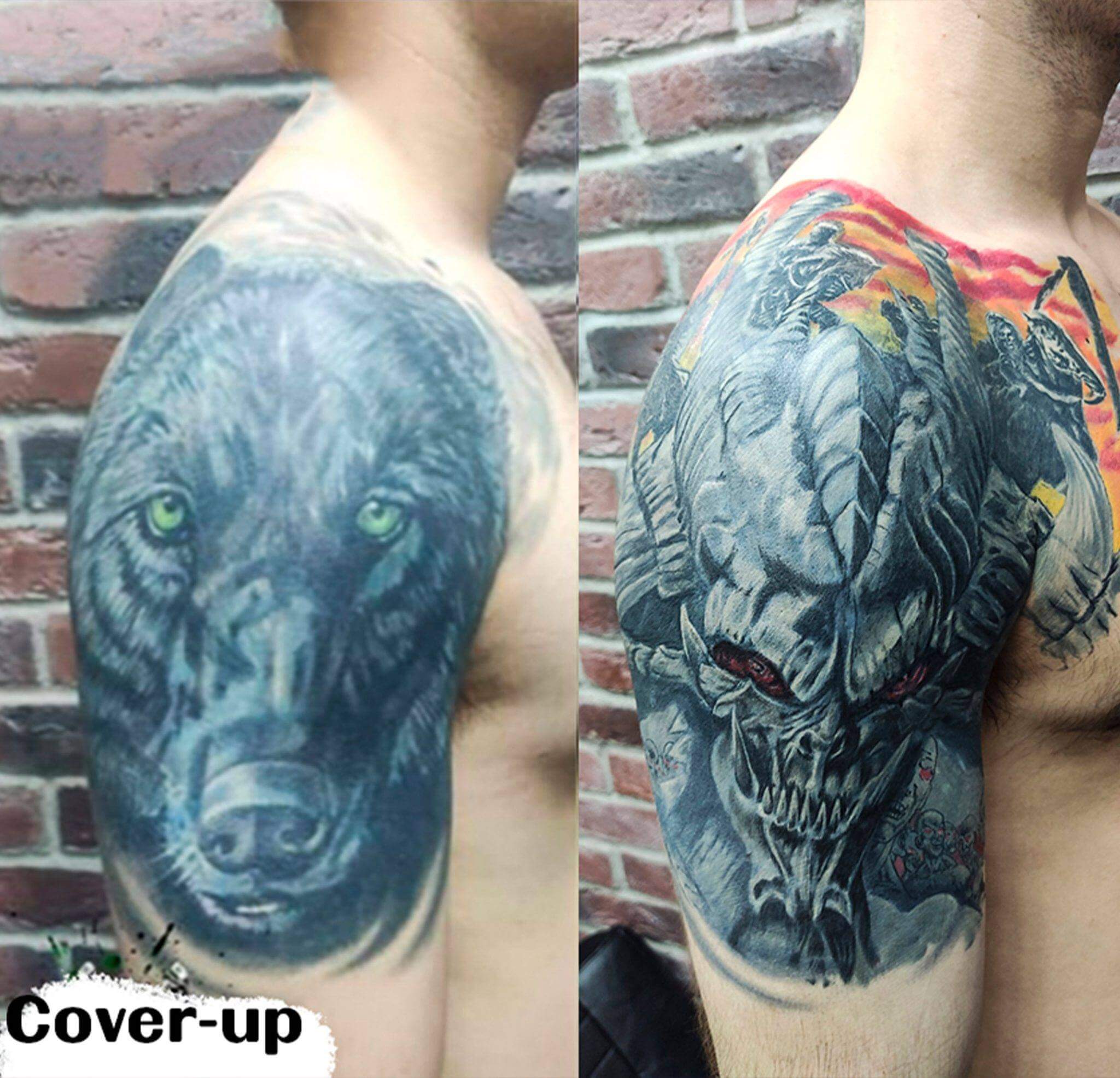 Cover-Up? реставрация, перекрытие татуировок